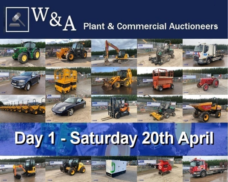 Day 1 Carlton LIVE SALE (internet bidding only) (Large Plant, Agricultural Equipment & Vehicles) (ENTRIES CLOSING WEDNESDAY 17TH)