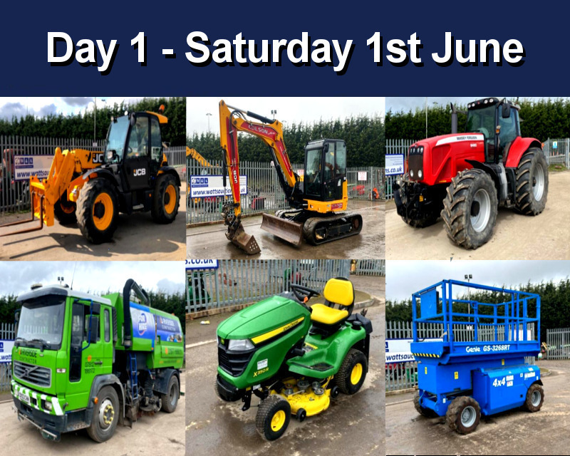 Day 1 Carlton LIVE SALE (internet bidding only) (Large Plant, Agricultural Equipment & Vehicles)