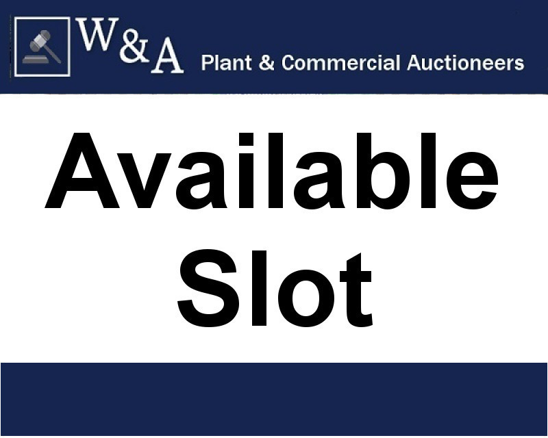 Vacant slot available for a Dispersal Auction to be held, please call our Auctioneers for more information.