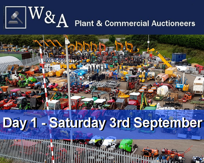 Day 1 Carlton LIVE SALE (internet bidding only) (Large Plant, Agricultural Equipment & Vehicles)