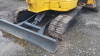 KOMATSU PC55 rubber tracked excavator (s/n KMTPC162238DJ1804) c/w bucket & blade - 7