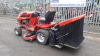 COUNTAX D18/50 diesel ride on mower c/w powered sweeper - 3