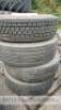 Pallet of 4 x tyres (315/80/22.5)