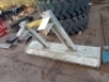 Snow plough to fit pallet tines