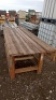 Wood bench - 2