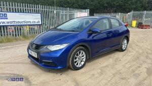 2012 HONDA CIVIC I-VTEC SE Auto 1.8 5-door hatchback petrol car (FR12 CYE)(MoT 14th May 2027) (V5, spare key, service history, handbook in office)