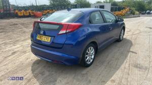 2012 HONDA CIVIC I-VTEC SE Auto 1.8 5-door hatchback petrol car (FR12 CYE)(MoT 14th May 2027) (V5, spare key, service history, handbook in office) - 4