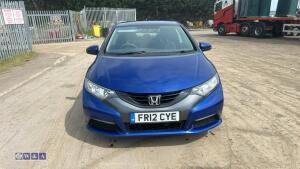 2012 HONDA CIVIC I-VTEC SE Auto 1.8 5-door hatchback petrol car (FR12 CYE)(MoT 14th May 2027) (V5, spare key, service history, handbook in office) - 7