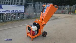 2018 TIMBERWOLF TW13/75G Honda petrol chipper (s/n 132047)