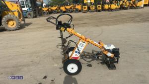 COMPAC PHD Honda petrol hydraulic post hole borer c/w 3 x augers & 1 x extension (s/n 2964) - 4