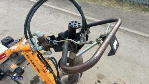 COMPAC PHD Honda petrol hydraulic post hole borer c/w 3 x augers & 1 x extension (s/n 2964) - 12