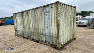 20' steel shipping container & contents - 2