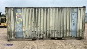 20' steel shipping container & contents - 7