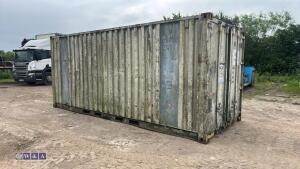 20' steel shipping container & contents - 13