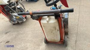 HUSQVARNA FS400LV petrol road saw c/w dust suppression bottle (3416272) - 6