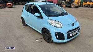 2012 CITROEN C1 VTR 5-speed manual petrol 3-door hatchback car (YE12 OLO)(MoT 3rd November 2026)(V5 in office) - 6