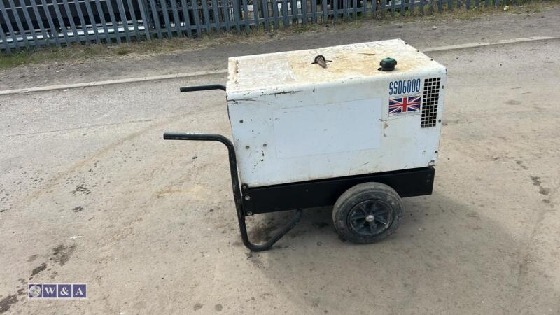 STEPHILL SSD6000 6kva diesel dual volt generator (3395530)