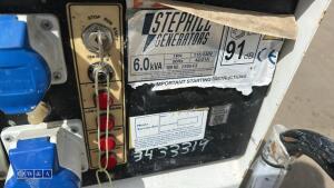 STEPHILL SSD6000 6kva diesel dual volt generator (3433319) - 10