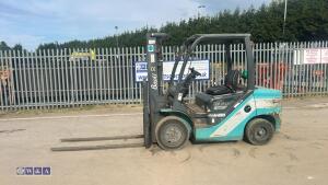 2016 KION BAOLI 3t diesel forklift (s/n G02464) c/w triple mast & side-shift (3290979) - 2