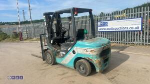 2016 KION BAOLI 3t diesel forklift (s/n G02464) c/w triple mast & side-shift (3290979) - 3