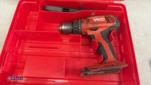 HILTI SF6-A cordless drill c/w case (HT012003)