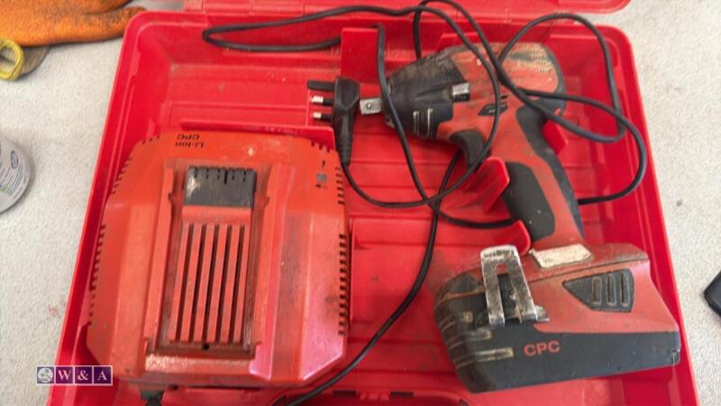 HILTI SIW22-A cordless impact wrench c/w case (HT0012008)