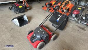 240v scarifier c/w collection box - 2