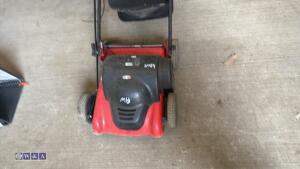 240v scarifier c/w collection box - 3