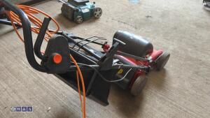 240v scarifier c/w collection box - 5
