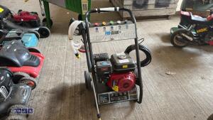 PRO-CLEAN petrol pressure washer c/w hose & lance (unused)