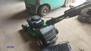 JOHN DEERE petrol rotary mower c/w collection box - 3