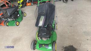 JOHN DEERE JX90 petrol rotary mower c/w collection box - 2