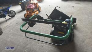 JOHN DEERE JX90 petrol rotary mower c/w collection box - 5