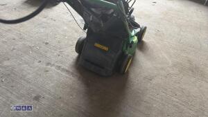 JOHN DEERE JX90 petrol rotary mower c/w collection box - 6