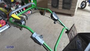 JOHN DEERE JX90 petrol rotary mower c/w collection box - 7