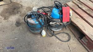 2 x submersible pumps (3416028)(3260024)