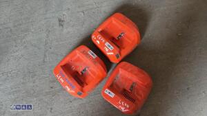 3 x HUSQVARNA battery chargers (no plug) - 2