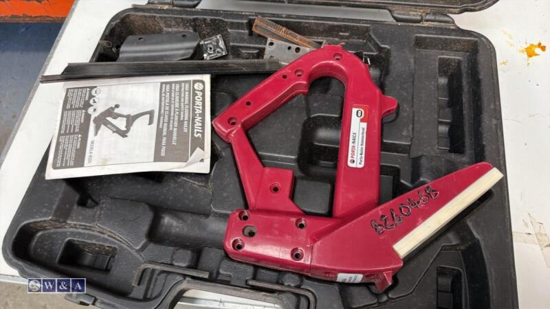 PORTA NAILER nail gun c/w case