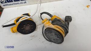 2 x DEWALT 240v orbital sanders - 3