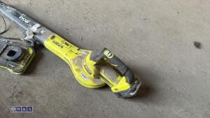 RYOBI battery hand held mower c/w battery & charger - 2