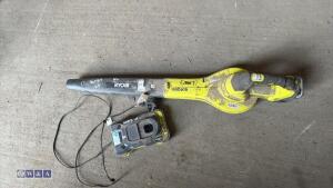 RYOBI battery hand held mower c/w battery & charger - 6