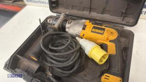 DEWALT 21570 110v drill c/w case (14) - 3