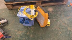 110v worklight & 3kva power step-up transformer