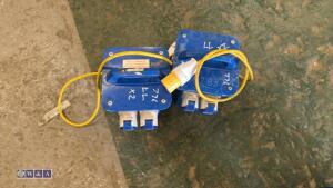 2 x 3kva power step-up transformers - 2