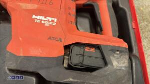 HILTI TE60-A36 NEURON breaker c/w 2 x batteries & case - 4