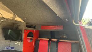 1999 VOLKSWAGEN TRANSPORTER campervan c/w diesel night heater, fridge, gas hob, sink, mains hook up, front passenger seat swivel chair, pop up roof rack & roll bed (T672 TWX)(MoT 31st May 2027)(V5, MoT & folder of history in office) - 20