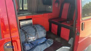 1999 VOLKSWAGEN TRANSPORTER campervan c/w diesel night heater, fridge, gas hob, sink, mains hook up, front passenger seat swivel chair, pop up roof rack & roll bed (T672 TWX)(MoT 31st May 2027)(V5, MoT & folder of history in office) - 24