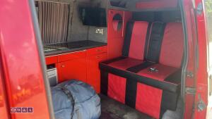 1999 VOLKSWAGEN TRANSPORTER campervan c/w diesel night heater, fridge, gas hob, sink, mains hook up, front passenger seat swivel chair, pop up roof rack & roll bed (T672 TWX)(MoT 31st May 2027)(V5, MoT & folder of history in office) - 28