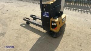 2015 CATERPILLAR NPP20N2 battery pallet truck c/w charger (s/n RTB03A) - 13