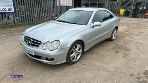 2006 MERCEDES-BENZ CLK280 AVANTGARDE 7-speed automatic petrol coupe car, full leather (OY06 SCX)(V5, service book & manuals in office)